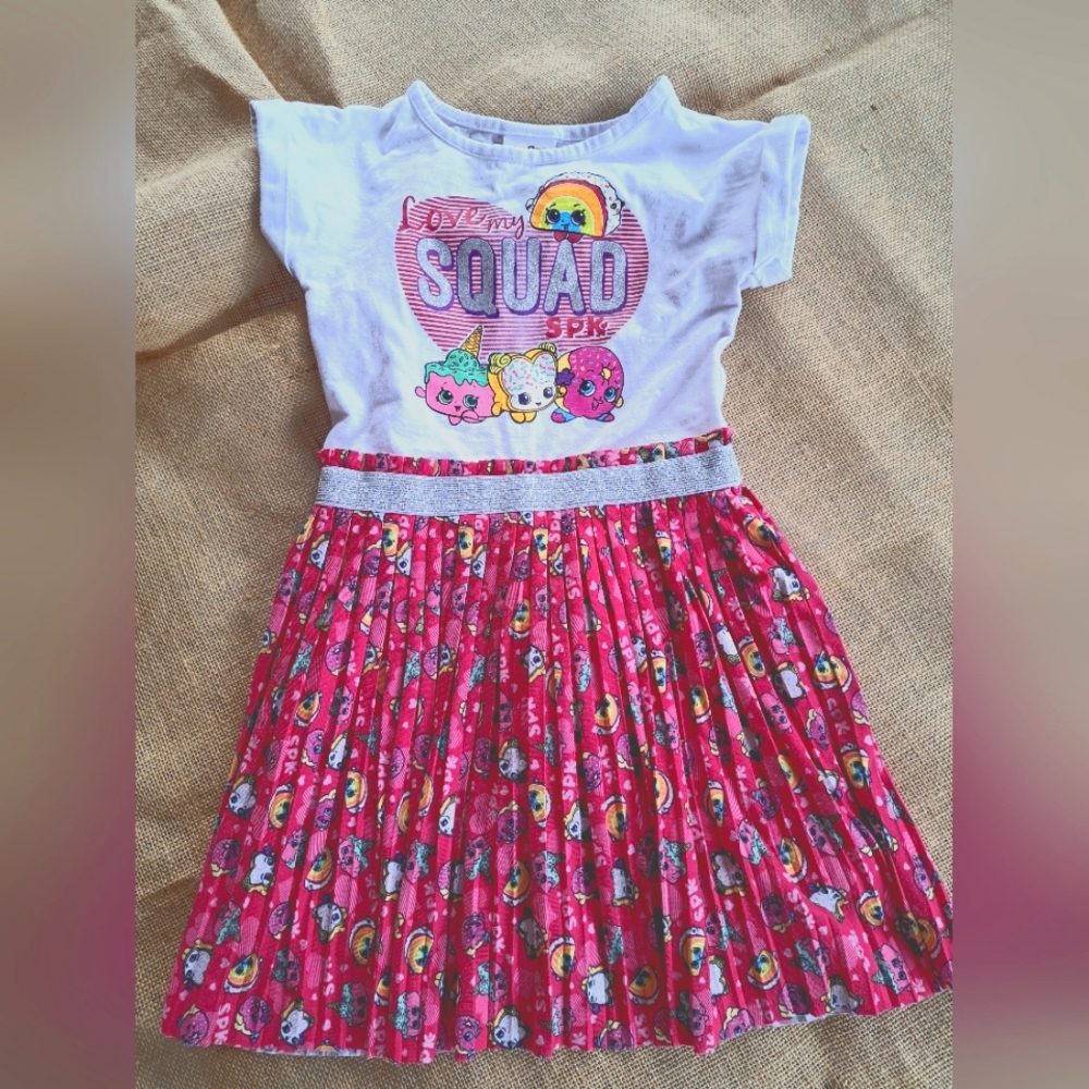 Shopkins Girls Dress Like New Size 6